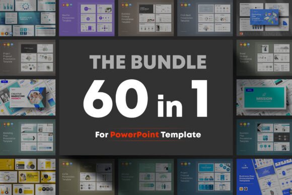 Business 60-in-1 Big Bundle PowerPoint