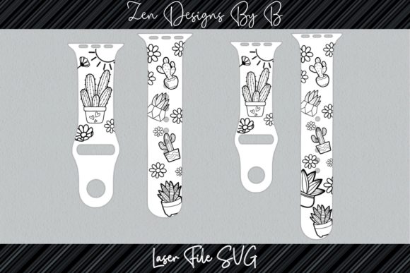 Cactus and Daisy Watch Band: A Practical Review of a Digital Crafting Asset