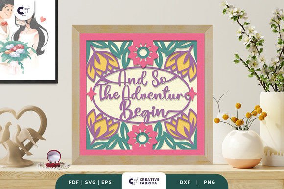 Elevating the Wedding Narrative: The Strategic Appeal of the And so the Adventure Begin Sign 3D SVG