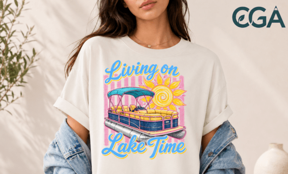 Living on Lake Time Pontoon Boat Png: A Digital Asset for Modern Waterfront Branding