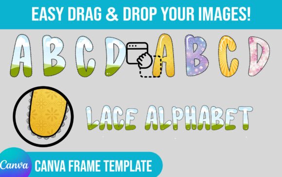 Preppy Lace Canva Alphabet Template: A Guide to Stylish Digital Monograms