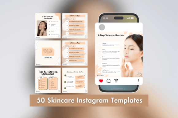 Skincare Instagram Post Templates: A Strategic Tool for Visual Consistency