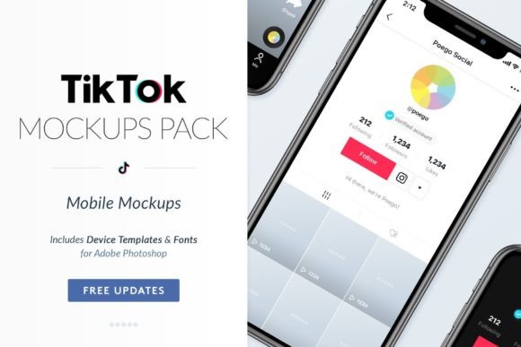 TikTok Mobile Mockups Pack: Visualize Your Brand Before Going Live